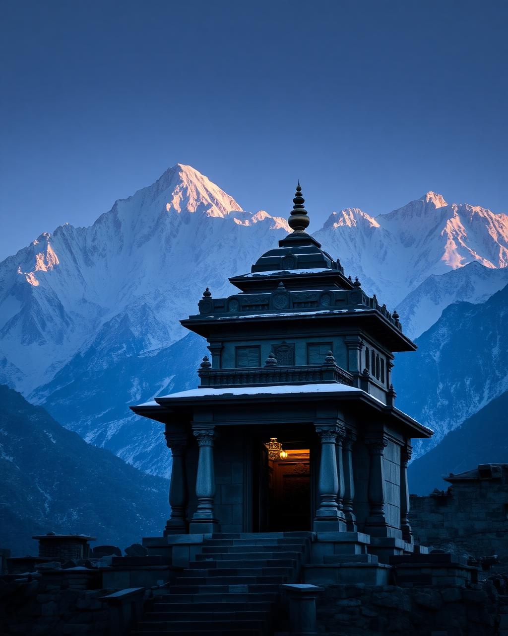 Beautiful destination view of Char Dham - India Tour