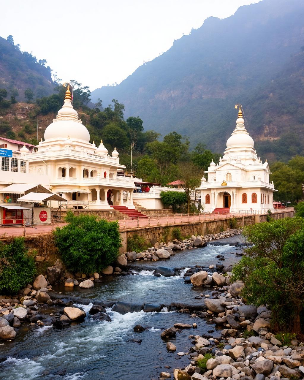 Beautiful destination view of Kainchi Dham - India Tour