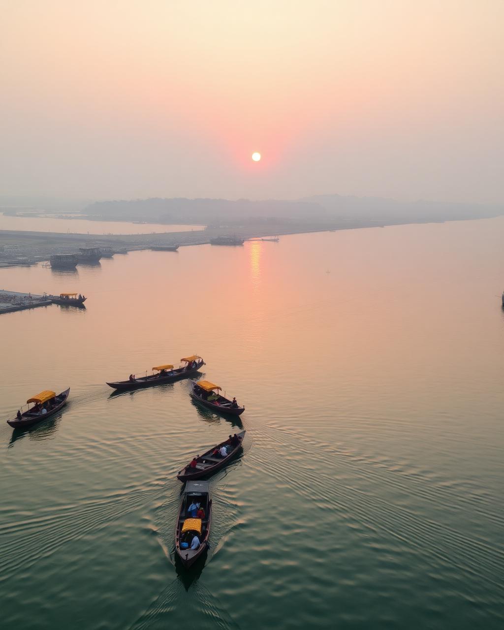 Beautiful destination view of Prayagraj - India Tour